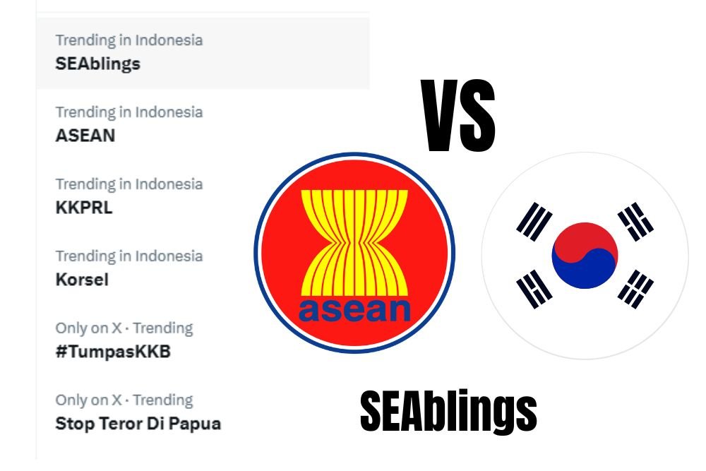 SEAblings Trending di X: Persatuan Netizen ASEAN Lawan Knetz Korea